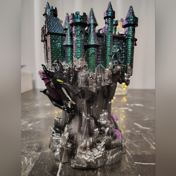 Bath & Body Works Other - Bath & Body Works Disney Maleficent Dragon Castle Candle Holder NWT